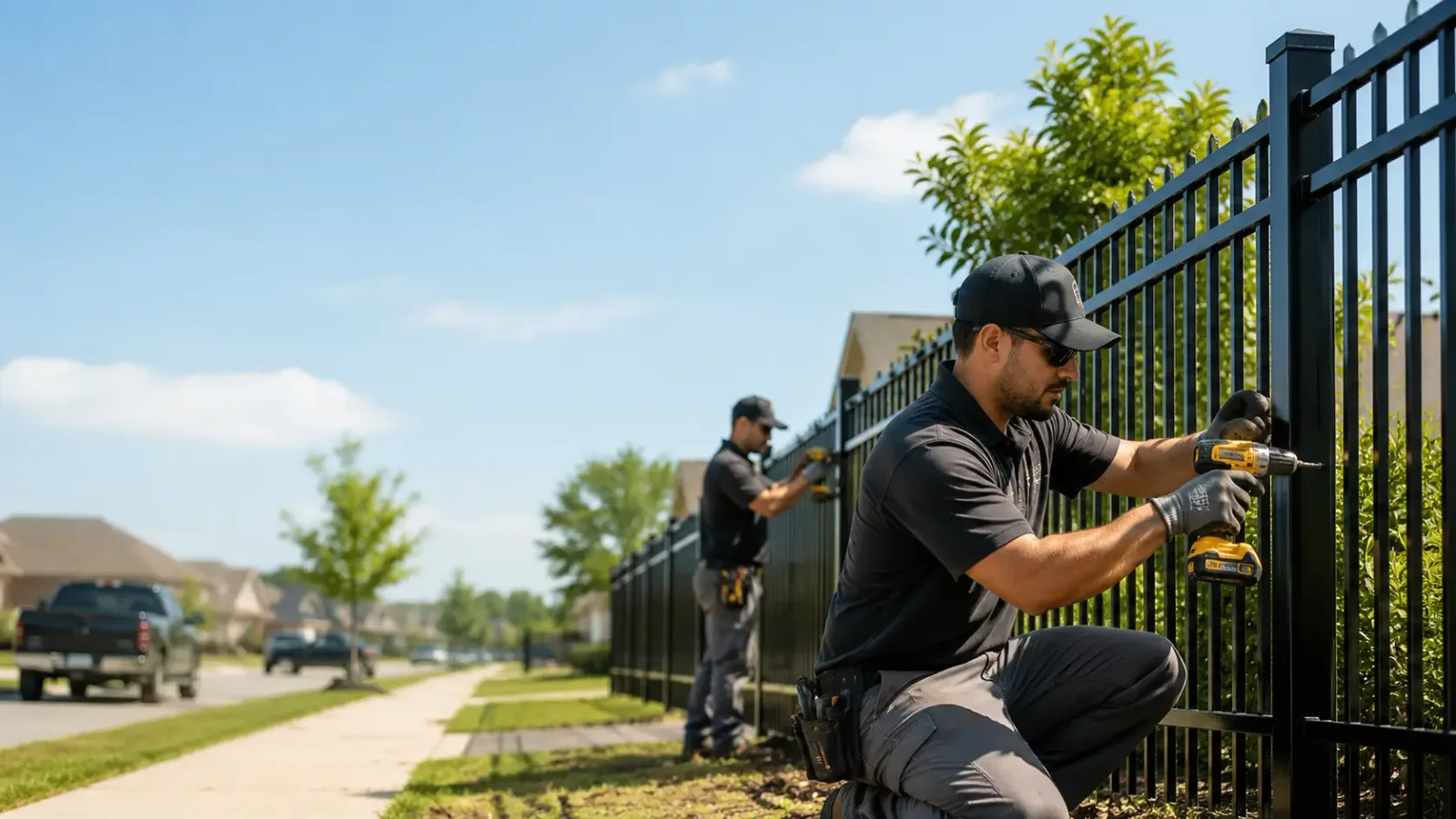 Metal Fence Installation in Palms, MI